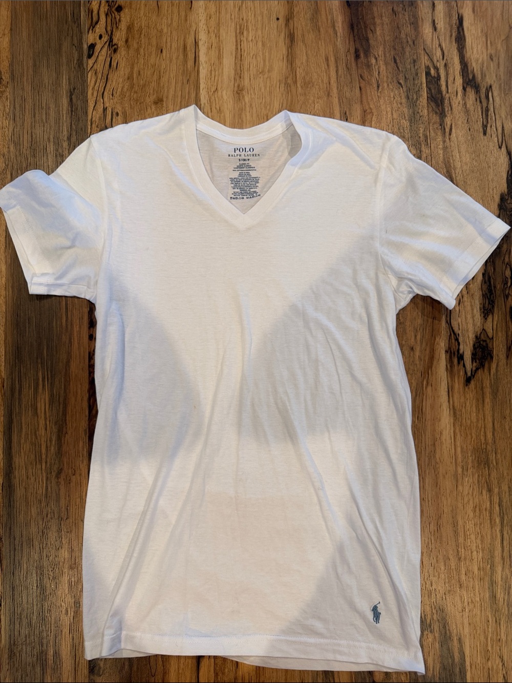 Polo by Ralph Lauren White V-Neck Tee